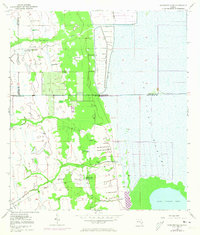 Kenansville SE 1953 topographic map thumbnail