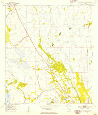 Kenansville SW 1953 topographic map thumbnail