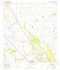 Kenansville SW 1953 topographic map thumbnail