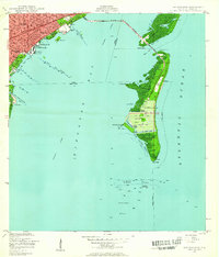 Key Biscayne 1947 topographic map thumbnail