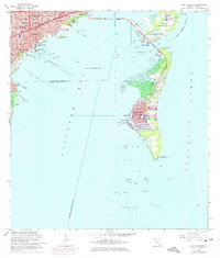 Key Biscayne 1962 topographic map thumbnail