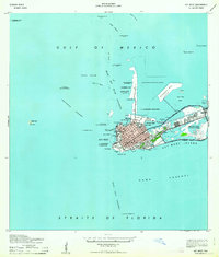 Key West 1962 topographic map preview