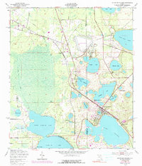 Keystone Heights 1949 topographic map preview