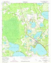 Keystone Heights 1949 topographic map preview