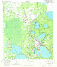 Keystone Heights 1949 topographic map thumbnail