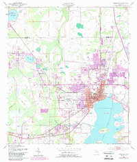 Kissimmee 1953 topographic map thumbnail