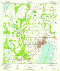 Kissimmee 1953 topographic map thumbnail