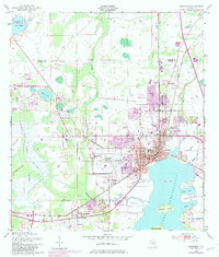 Kissimmee 1953 topographic map thumbnail
