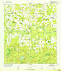 Kynesville 1952 topographic map thumbnail