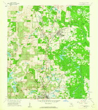 Lacoochee 1960 topographic map thumbnail
