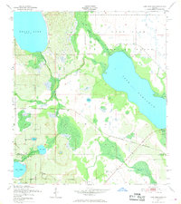 Lake Arbuckle 1952 topographic map thumbnail