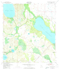 Lake Arbuckle 1952 topographic map thumbnail