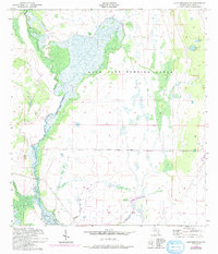 Lake Arbuckle SE 1952 topographic map thumbnail