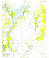 Lake Arbuckle SE 1952 topographic map thumbnail