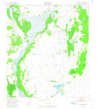 Lake Arbuckle SE 1952 topographic map thumbnail