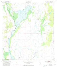 Lake Arbuckle SE 1952 topographic map thumbnail