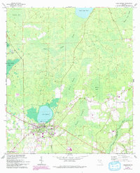 Lake Butler 1966 topographic map thumbnail