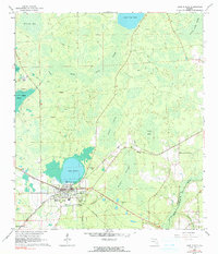 Lake Butler 1966 topographic map thumbnail
