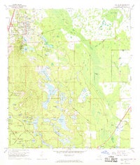 Lake Helen 1966 topographic map thumbnail