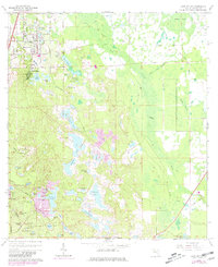 Lake Helen 1966 topographic map thumbnail