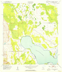 Lake Hatchineha 1953 topographic map thumbnail