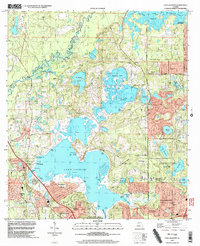 Lake Jackson 1999 topographic map thumbnail