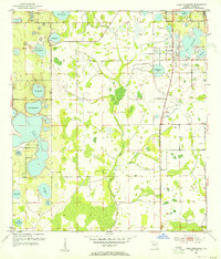Lake Jessamine 1953 topographic map thumbnail