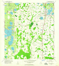 Lake Jessamine 1953 topographic map thumbnail