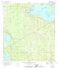 Lake Kerr 1970 topographic map thumbnail