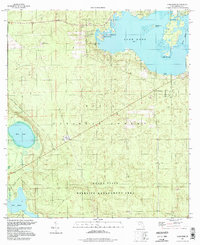 Lake Kerr 1994 topographic map thumbnail