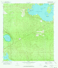 Lake Kerr 1970 topographic map thumbnail
