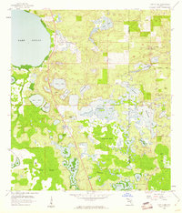 Lake Louisa 1959 topographic map thumbnail