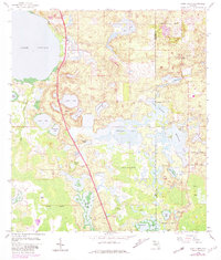 Lake Louisa 1959 topographic map thumbnail
