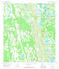 Lake Louisa SW 1959 topographic map thumbnail