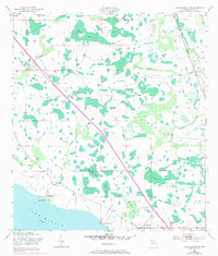 Lake Marian NE 1953 topographic map thumbnail