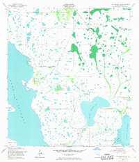 Lake Marian NW 1953 topographic map thumbnail