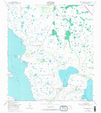 Lake Marian NW 1953 topographic map thumbnail