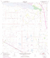 Lake Marian SE 1953 topographic map thumbnail