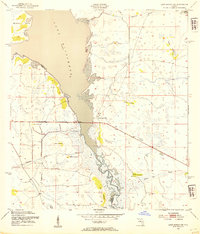 Lake Marian SW 1953 topographic map thumbnail