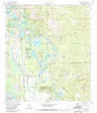 Lake Mary 1972 topographic map thumbnail