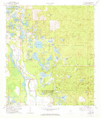 Lake Mary 1972 topographic map thumbnail