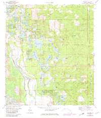 Lake Mary 1972 topographic map thumbnail