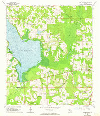 Lake Miccosukee 1963 topographic map thumbnail