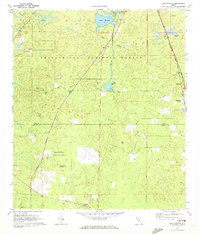 Lake Munson 1969 topographic map thumbnail