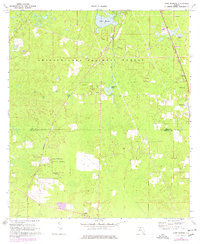 Lake Munson 1969 topographic map thumbnail