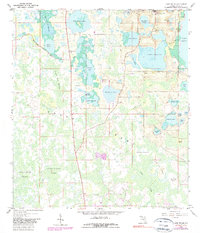 Lake Nellie 1959 topographic map thumbnail