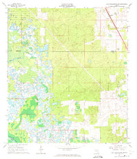 Lake Panasoffkee NW 1966 topographic map thumbnail