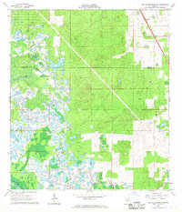 Lake Panasoffkee NW 1966 topographic map thumbnail