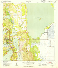 Lake Placid 1952 topographic map thumbnail
