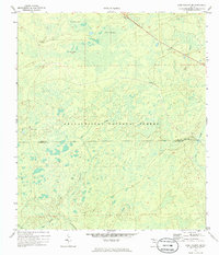 Lake Talquin SE 1972 topographic map thumbnail
